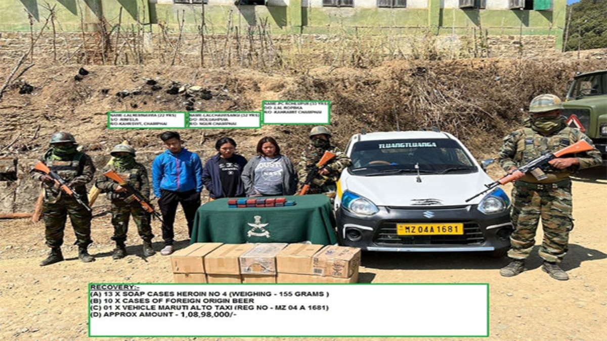 Mizoram: Assam Rifles recovers contraband worth over Rs 1 crore along India-Myanmar border