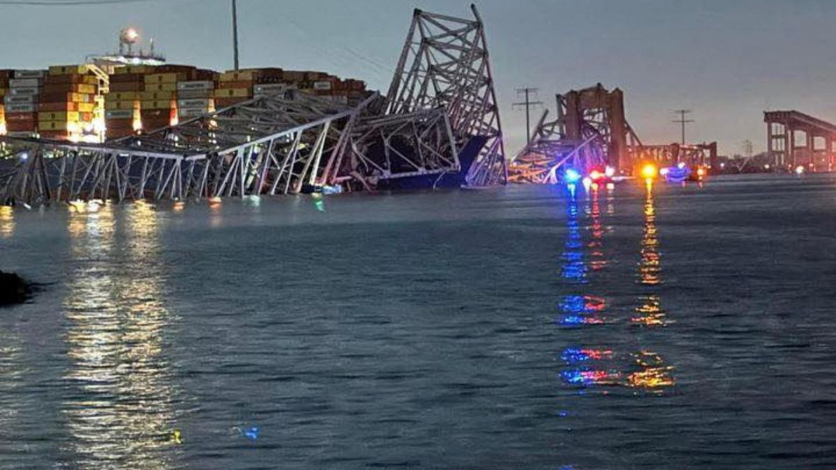 Baltimore Key Bridge collapse Mass casualties fears as 20 people missing after several cars