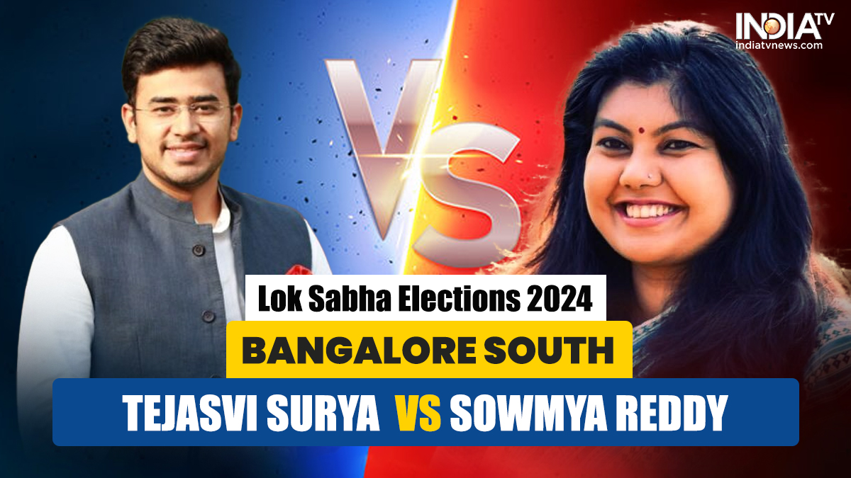 Bangalore South Lok Sabha Election 2024: Can Congress' Sowmya Reddy defeat Tejasvi Surya in BJP bastion?