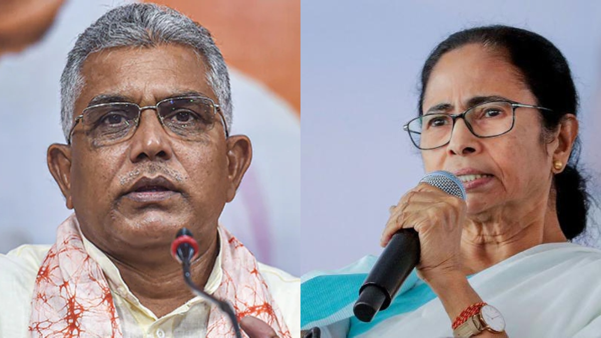 BJP's Dilip Ghosh 'who's your father' jibe on Mamata Banerjee sparks ...