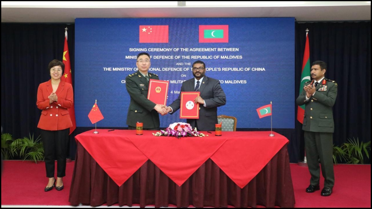 China inks agreement to provide free military assistance to Maldives amid strained ties with India