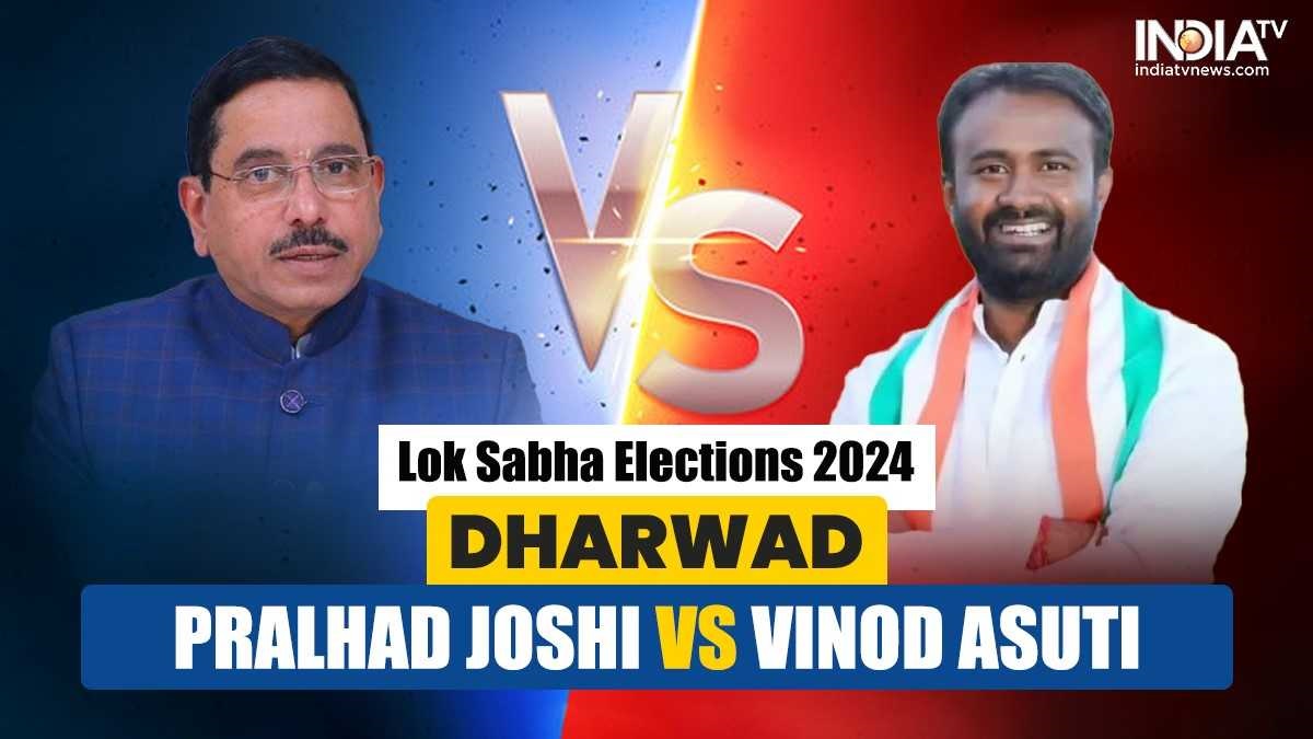 Dharwad Lok Sabha election 2024: Union minister Pralhad Joshi eyes fifth term against Congress' Vinod Asuti