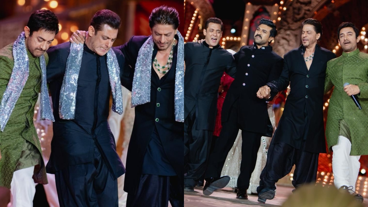Salman Khan recreates towel dance, Naatu Naatu hook step with Shah Rukh ...