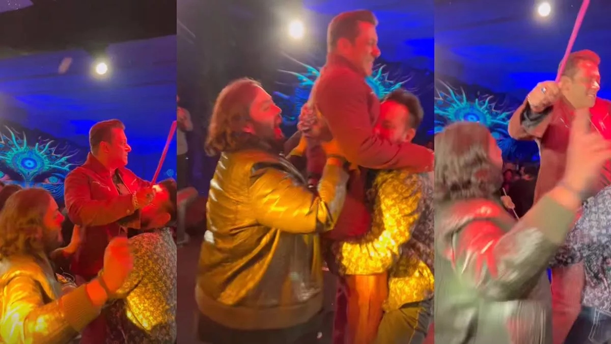 Anant Ambani tried to lift Salman Khan at pre-wedding, here's what happened next | Watch Video