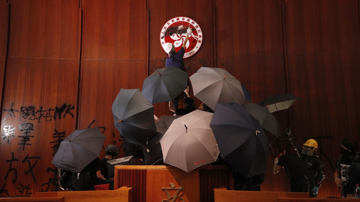 Hong Kong sentences 12 to prison for storming legislature during 2019 pro-democracy protests