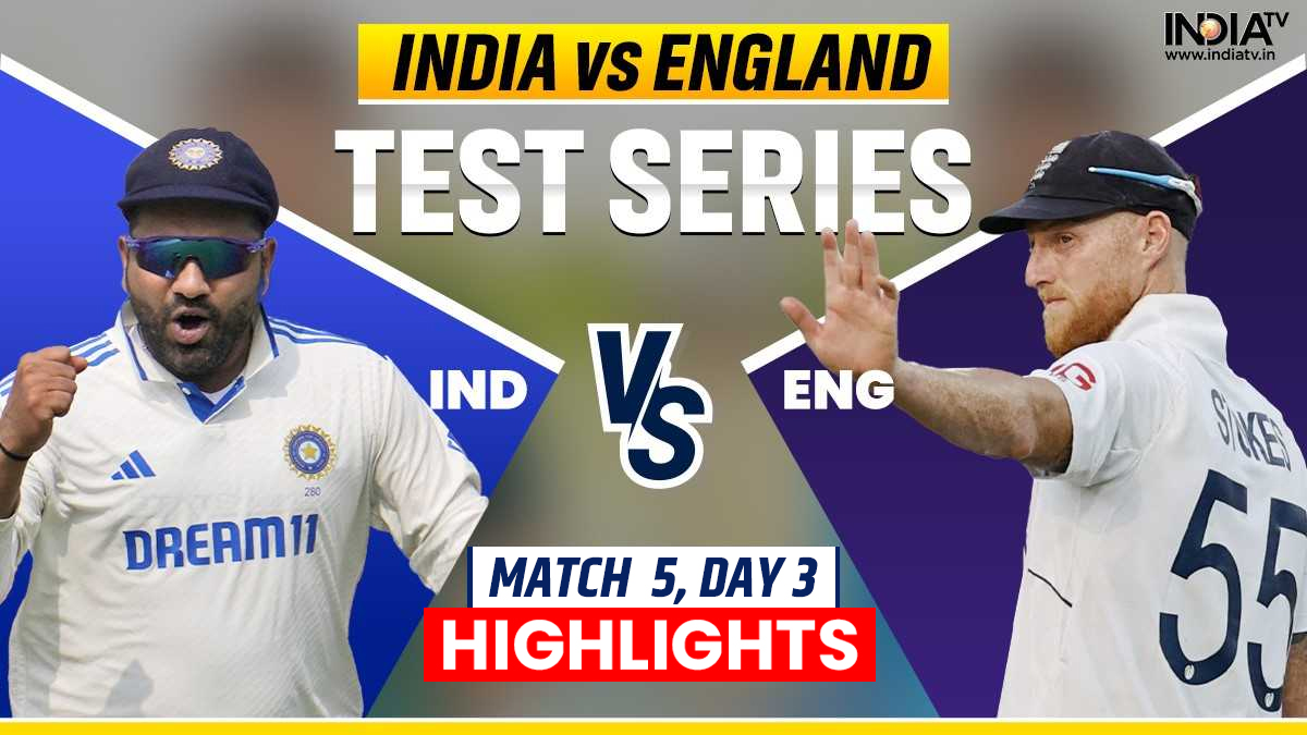 IND vs ENG 5th Test Live Cricket Score India vs England Updates, Live Streaming, Scorecard and