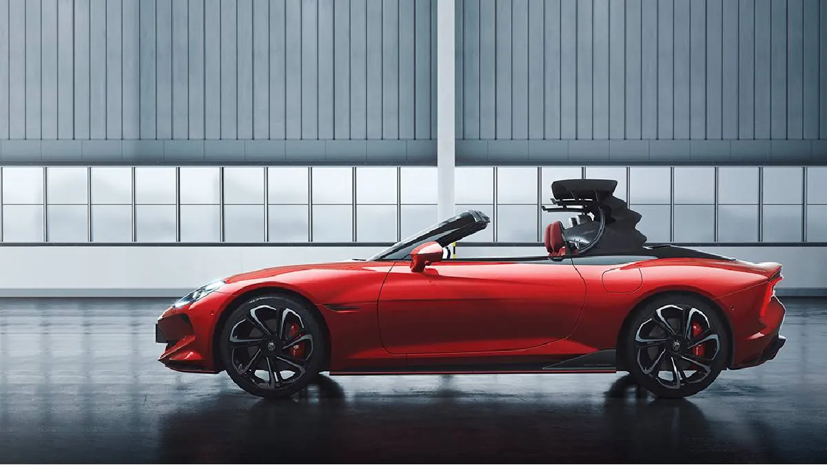 MG Cyberster electric supercar unveiled in India: Take a peek here ...