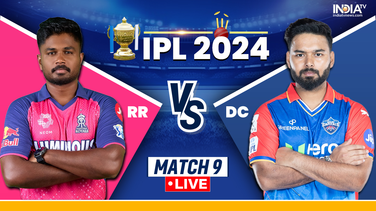 rr vs dc ipl 2024 live score delhi capitals take powerplay with early wickets of jaiswal samson