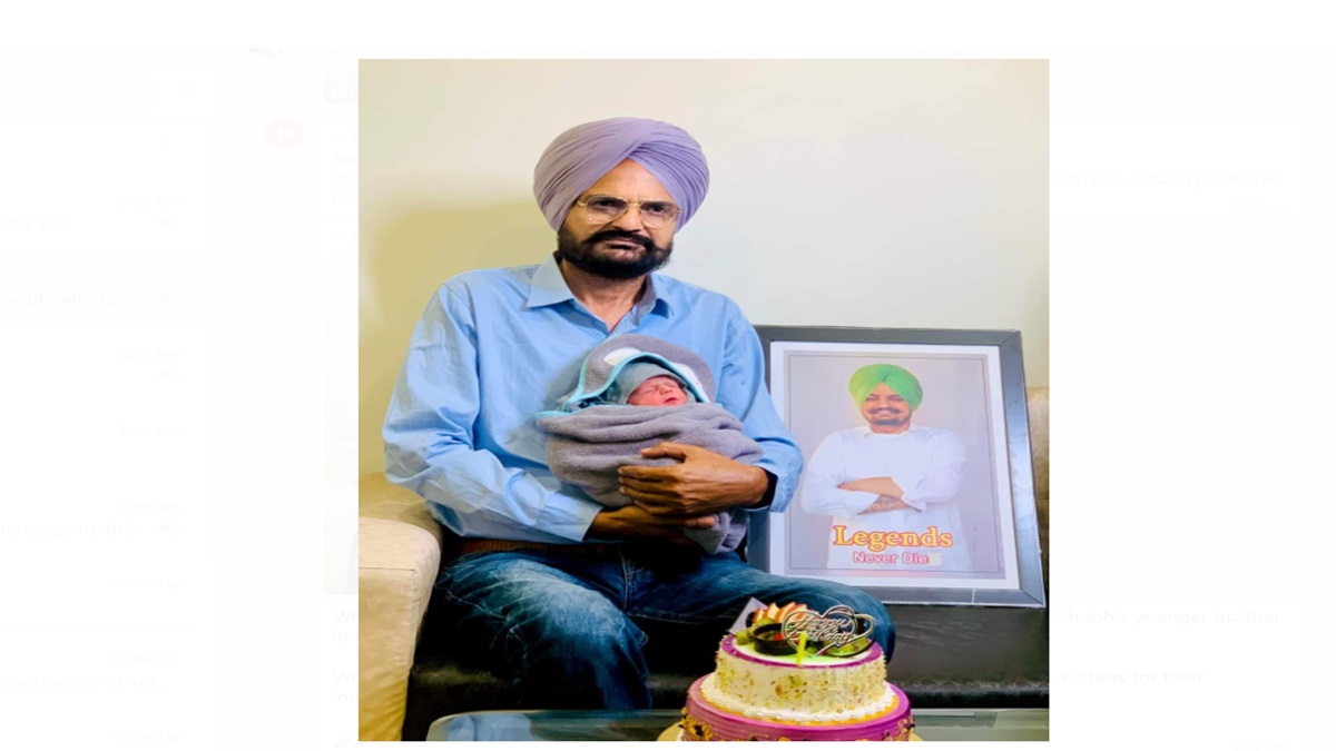Sidhu Moosewala parents welcome baby boy father BALKAUR SINGH shares