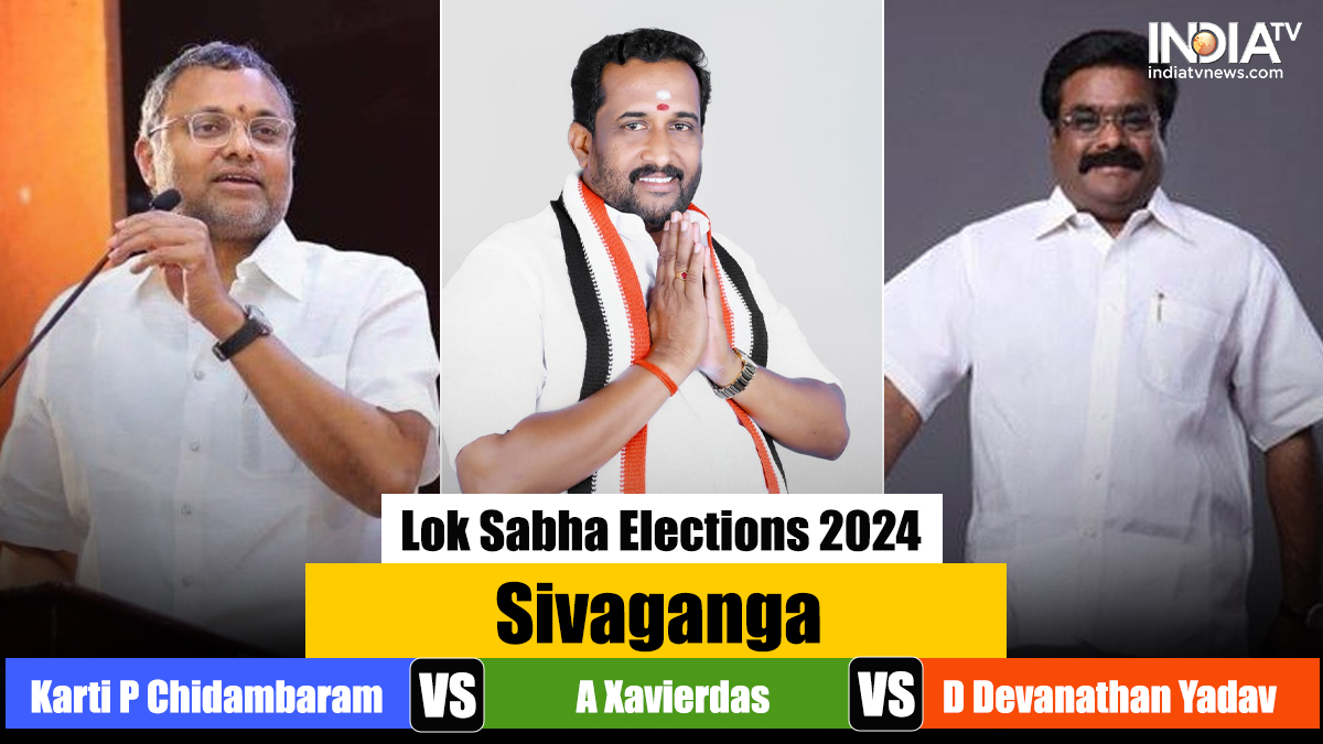 Lok Sabha election 2024 sivaganga karti chidambaram congress A ...