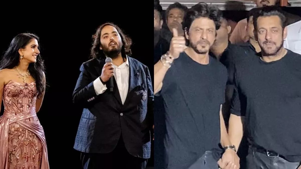 SRK, Salman and Ranveer grace Anant-Radhika pre-wedding celebrations in Jamnagar | Watch Video