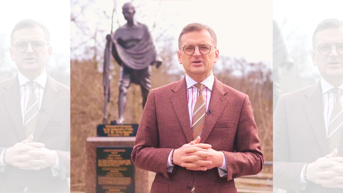 Ukraine Foreign Minister Kuleba posts emotional video featuring Mahatma ...