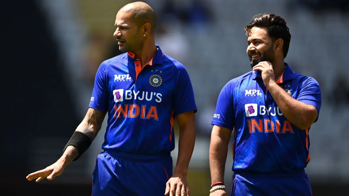 Rishabh Pant and Shikhar Dhawan