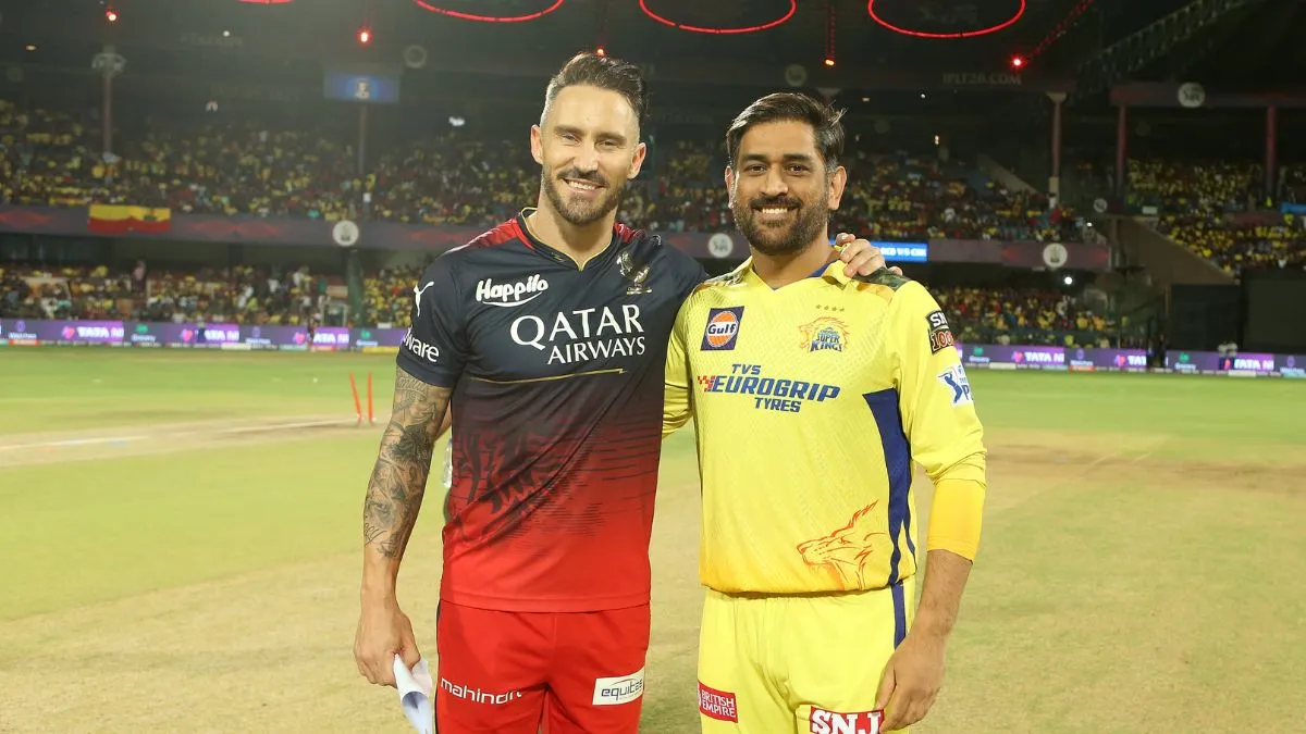 Faf du Plessis and MS Dhoni