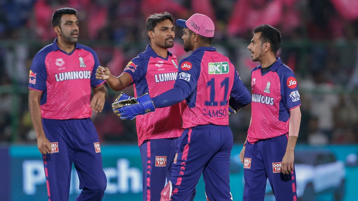 only 3rd instance in ipl history rr replicate their own feat as jaiswal sandeep shine vs mi
