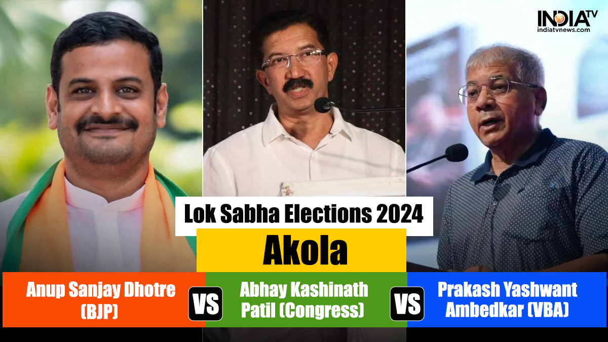 Akola Lok Sabha Elections: BJP's Anup Dhotre vs Congress' Abhay Patil vs VBA's Prakash Ambedkar