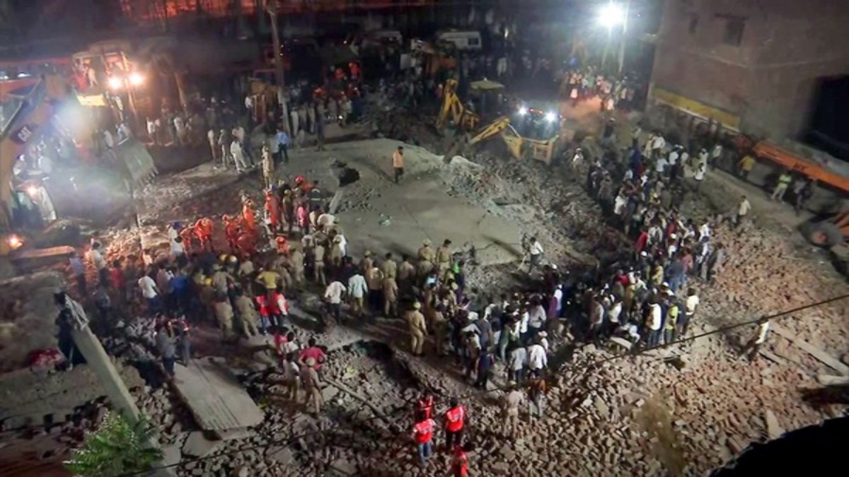 Two killed, 17 injured after building collapses in UP's Muzaffarnagar