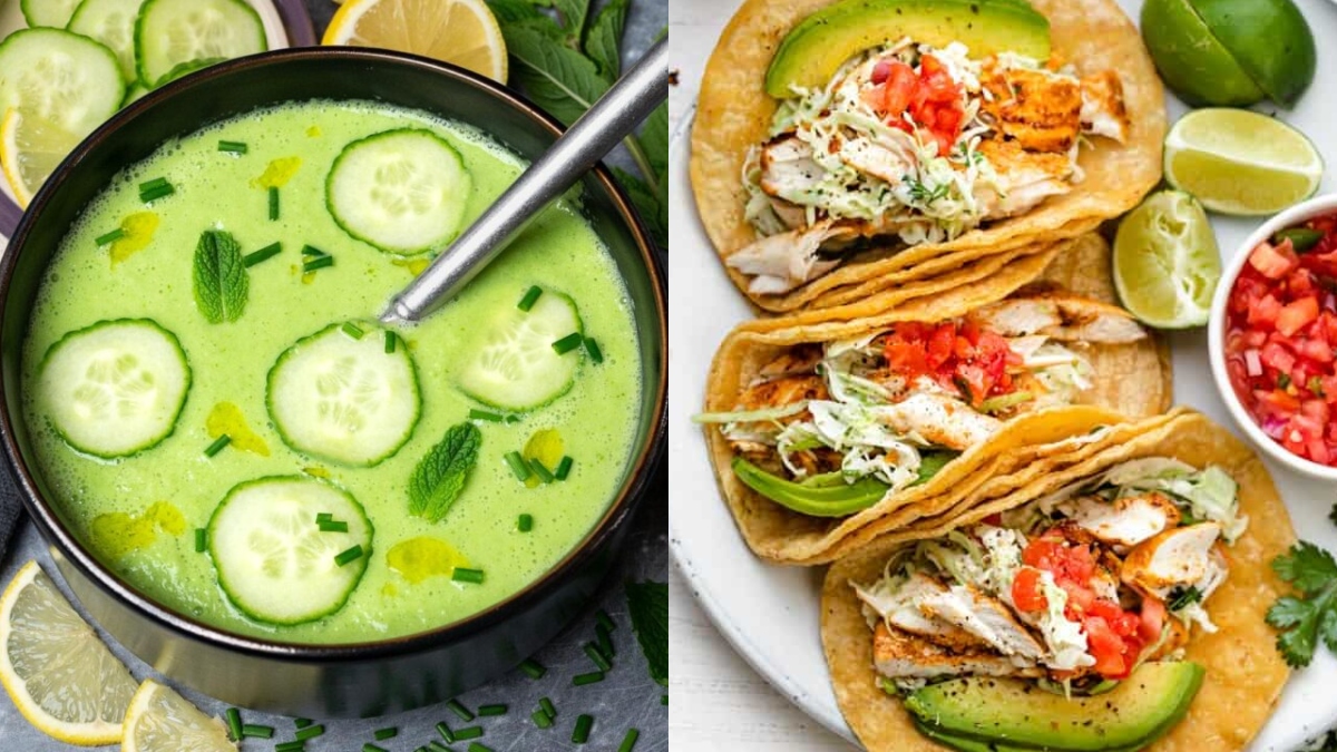 Chilled Cucumber Soup to Grilled Fish Tacos: 5 summer-special recipes that are light on stomach