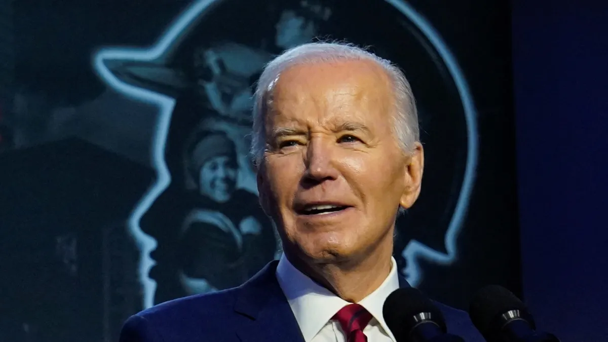 US president Joe Biden