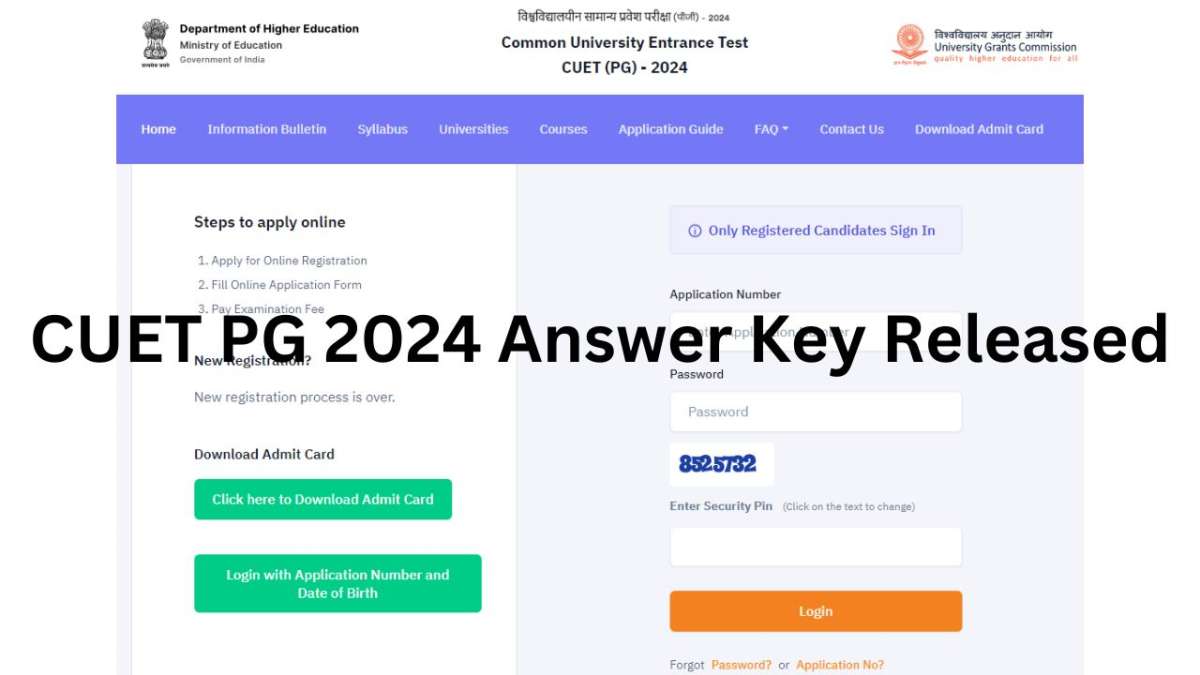 CUET PG 2024 answer key released for all subjects, Here's how to raise objection