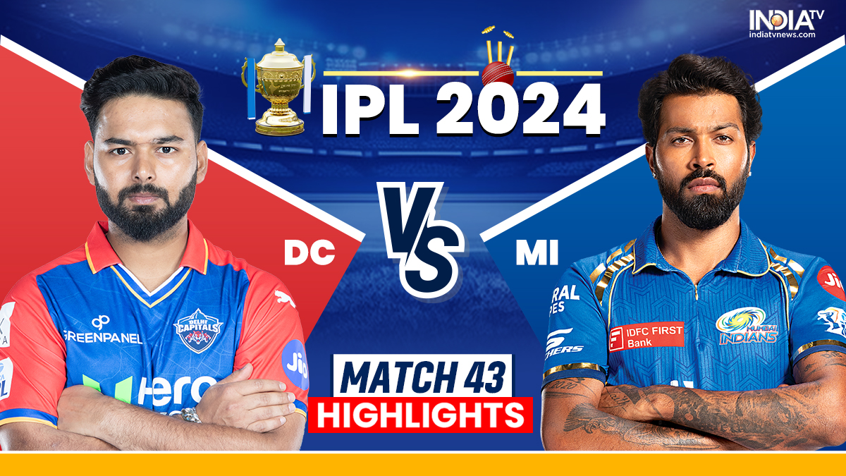 DC vs MI, IPL 2024 Live Cricket Score: Delhi Capitals vs Mumbai Indians ...