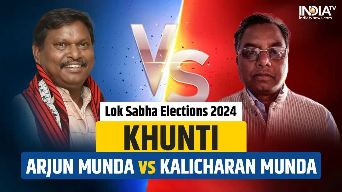 BJP leader Arjun Munda and Congress's Kalicharan Munda