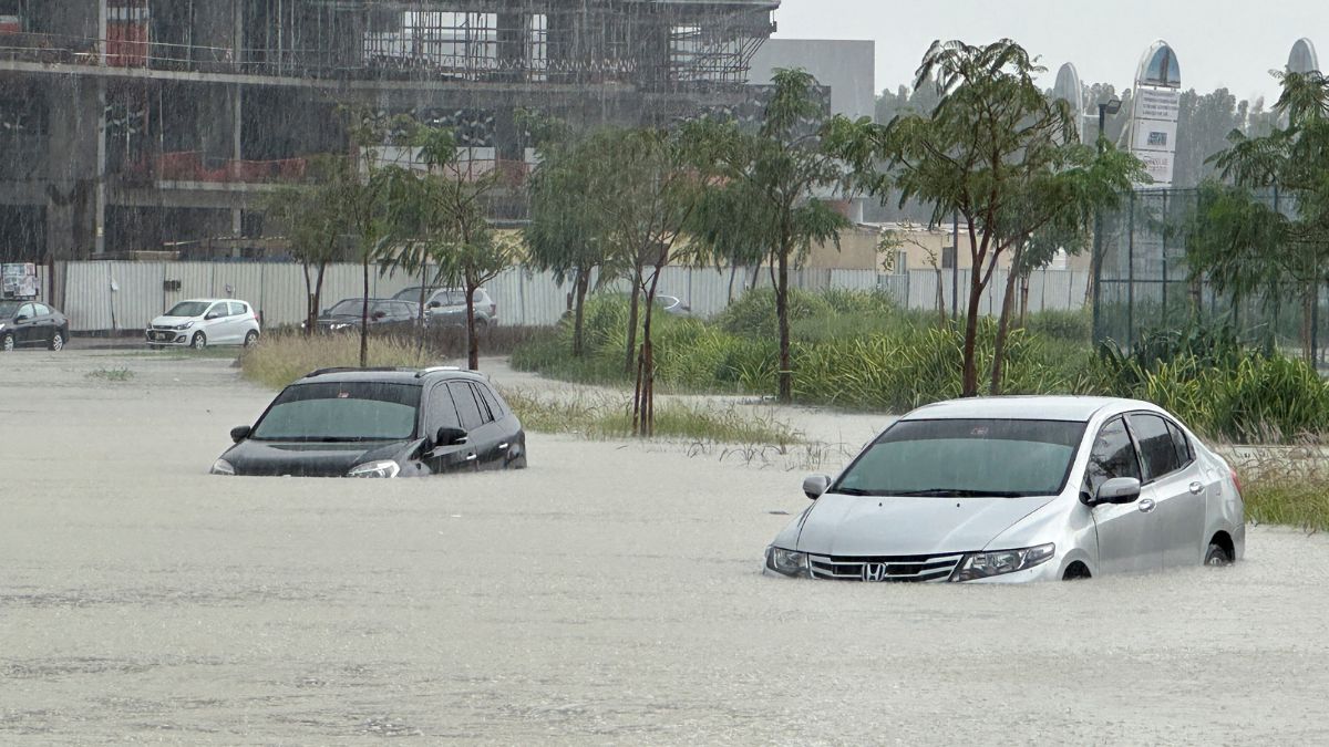 Dubai turns into ocean as massive floods disrupt flight, school and train services I VIDEO