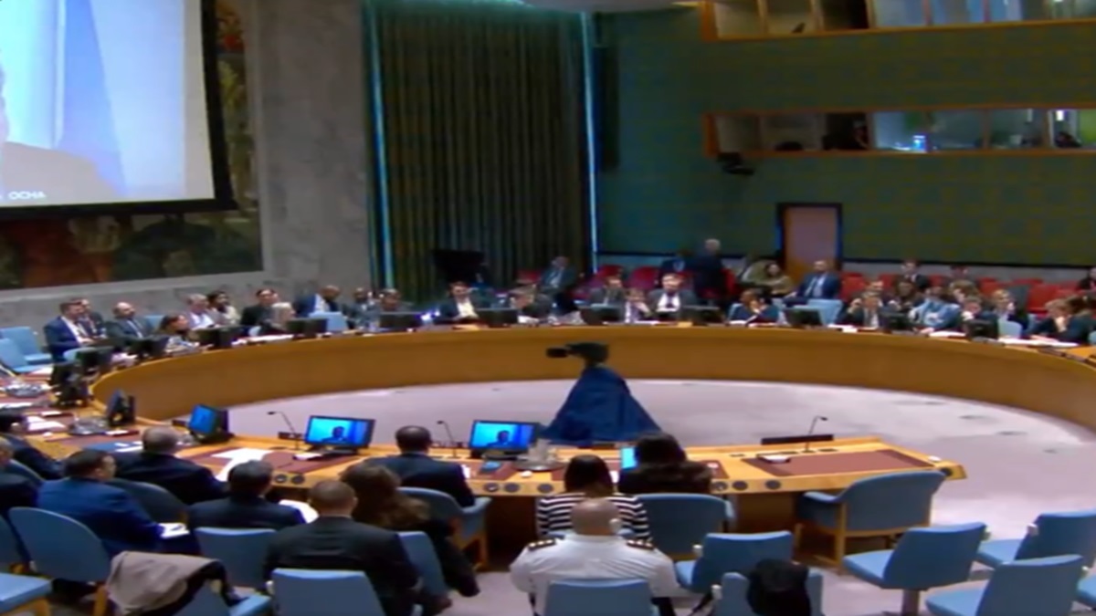 "You are making ground shake": Magnitude 4.8 earthquake interrupts UN briefing on Gaza