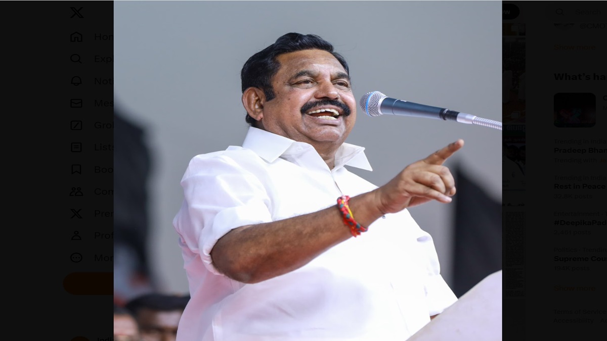 Lok Sabha Elections 2024: 'DMK, BJP failed to bring development in Tamil Nadu', says Edappadi Palaniswami