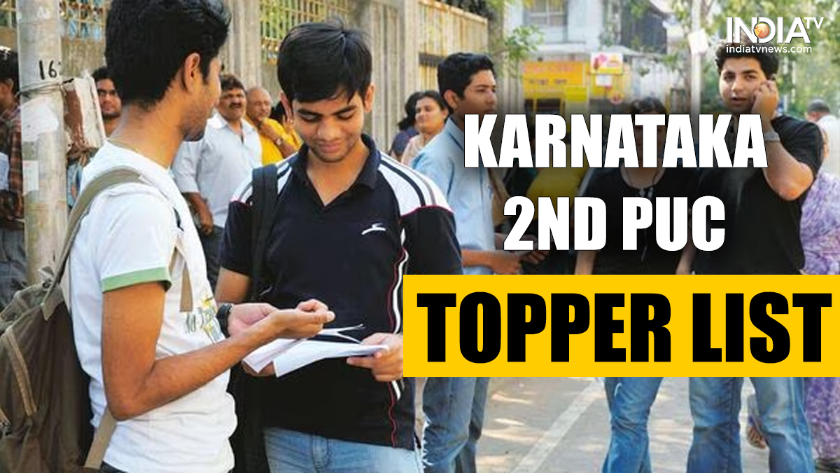 Karnataka 2nd PUC Topper List 2024 out, A vidyalakshmi tops with 598 marks, meet stream-wise toppers