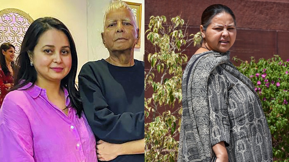 Lok Sabha Elections 2024: RJD fields Misa Bharti and Rohini Acharya, daughters of Lalu Yadav, from Bihar