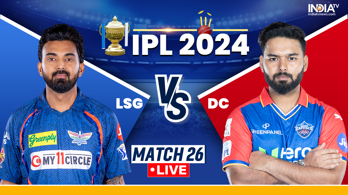 lsg vs dc ipl 2024 live score bottom placed delhi face stern test against high flying lucknow