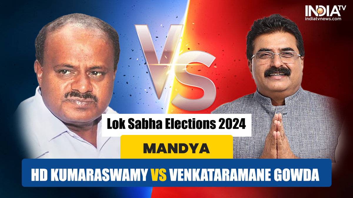 Mandya Lok Sabha elections 2024: JDS leader HD Kumaraswamy to take on Congress candidate Venkataramane Gowda