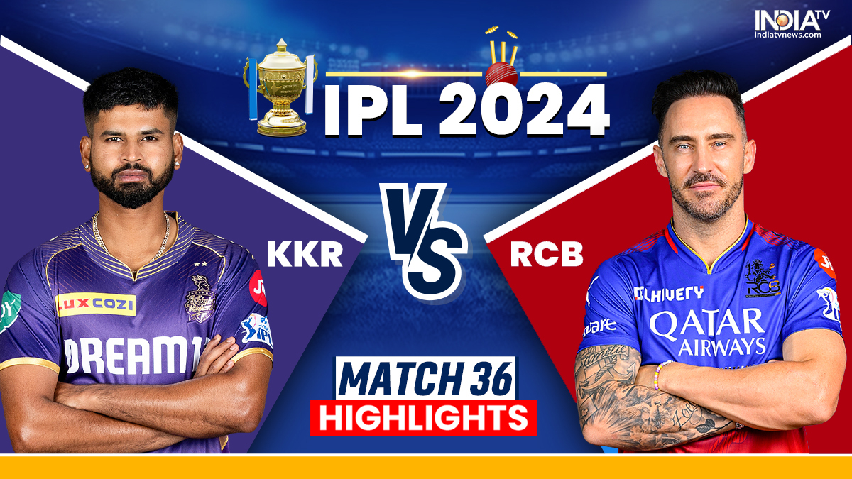 KKR vs RCB, IPL 2024 Live Cricket Score: Kolkata Knight Riders vs Royal  Challengers Bengaluru Scorecard and Highlights | Cricket News – India TV
