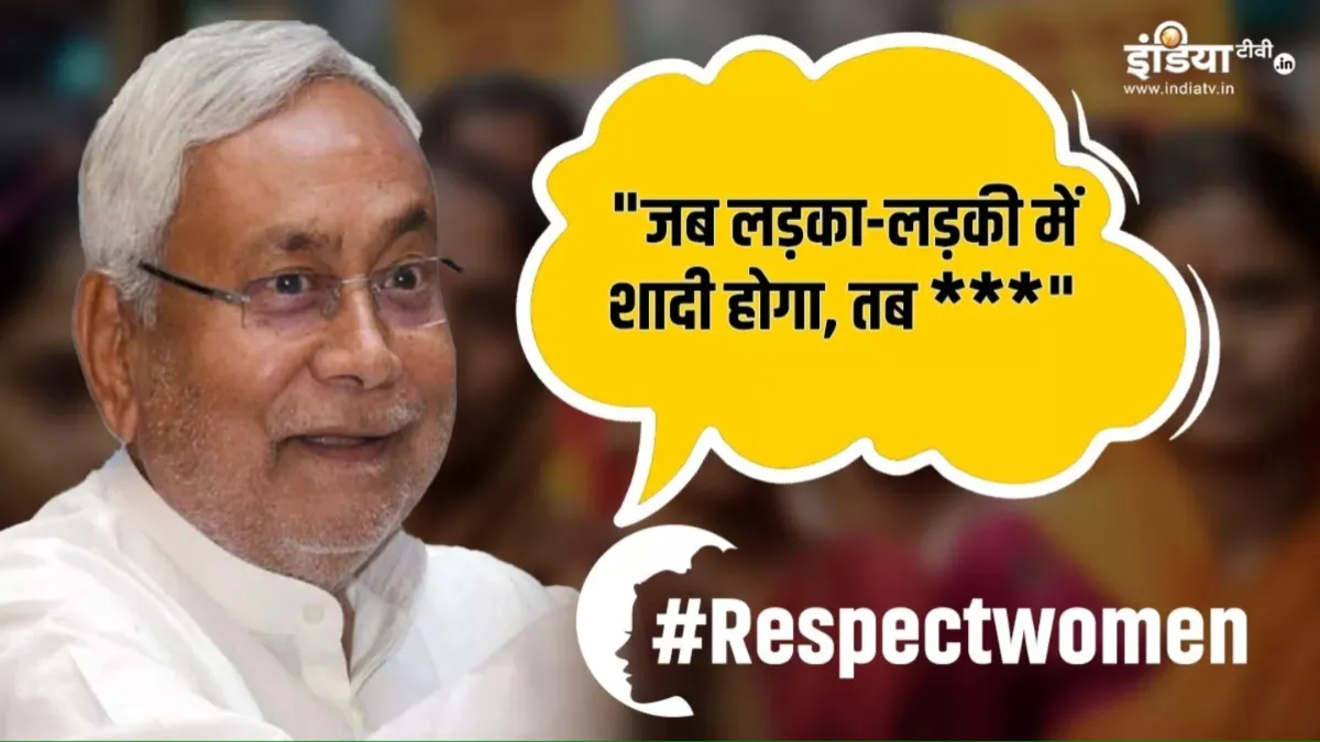 Nitish Kumar statement on population control