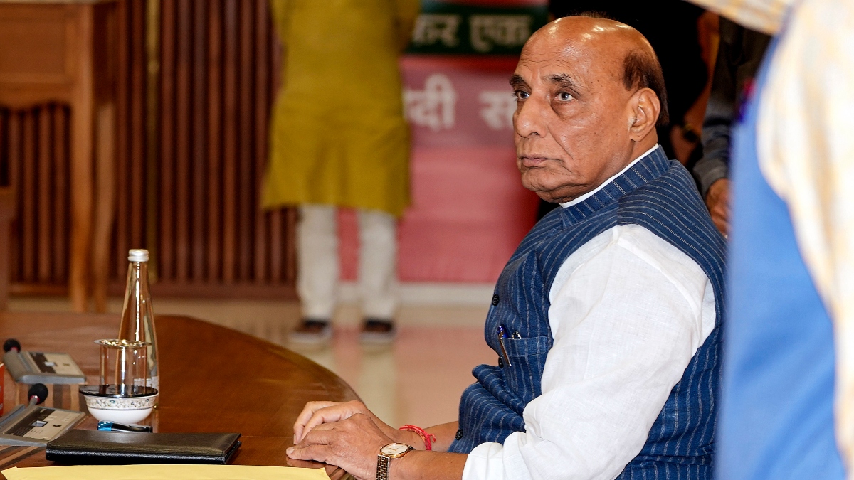 Rajnath Singh attacks Congress in poll rally, gives dinosaur, ‘Big Boss’ references to party | WATCH