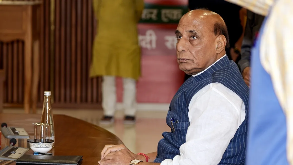 Union Defence Minister Rajnath Singh