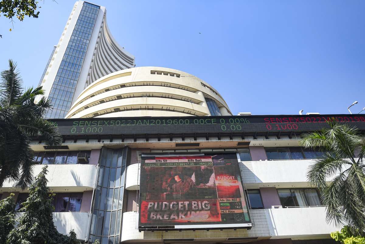 sensex hits record high at 300 points in early trade nifty at 22 593 points