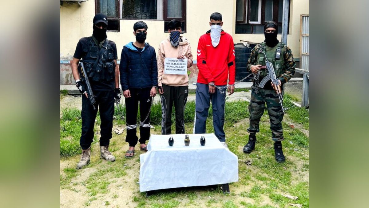 Jammu and Kashmir: Three terror associates of Lashkar-e-Taiba outfit arrested in Baramulla