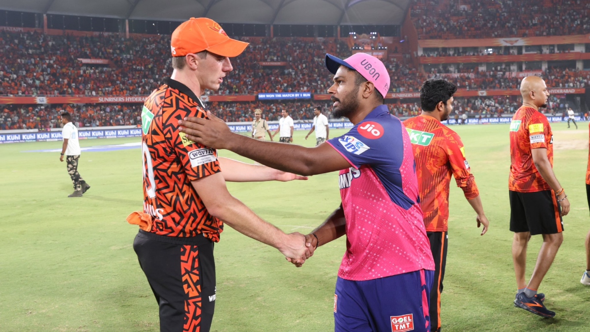 How can SRH finish below Rajasthan Royals on points table despite having better net run rate in 16-point tie?