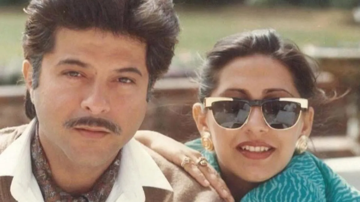 Anil Kapoor with his wife Sunita Anil Kapoor with his wife Sunita