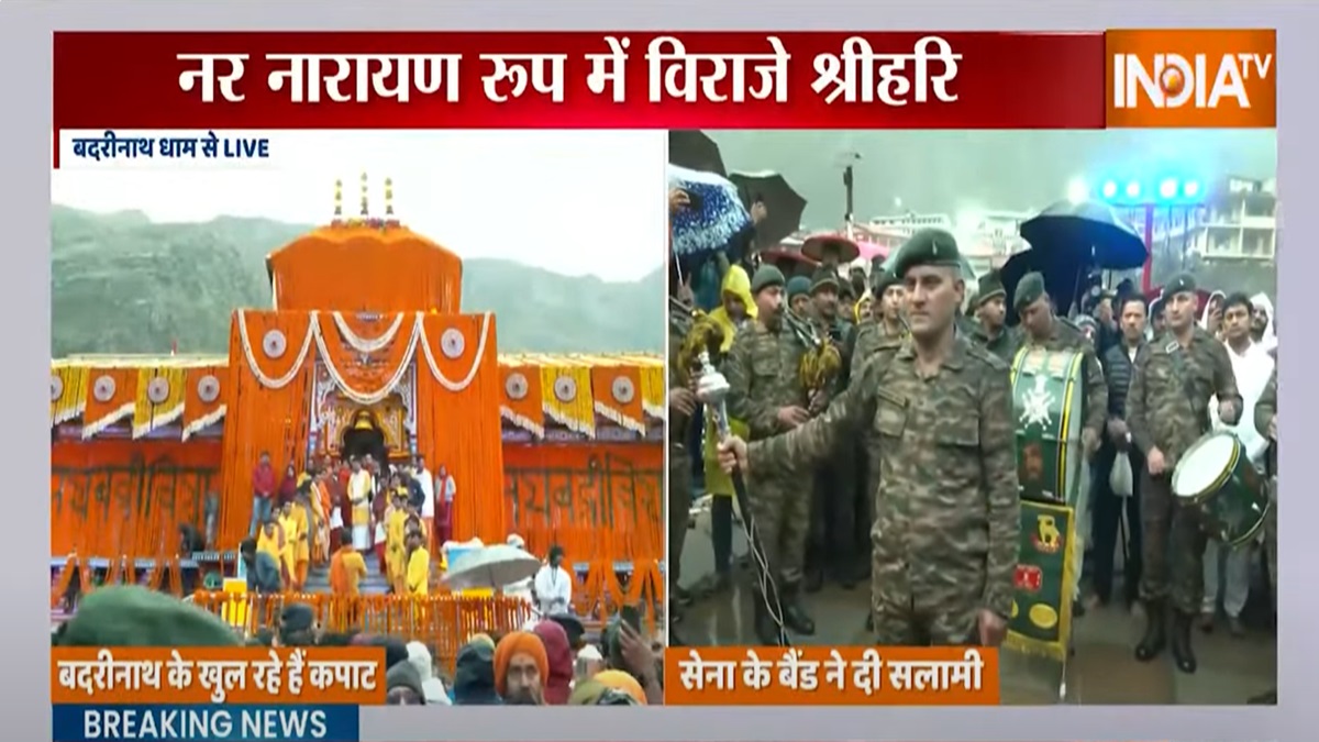 Char Dham Yatra 2024: Badrinath Dham opens for devotees after gap of six months | VIDEO