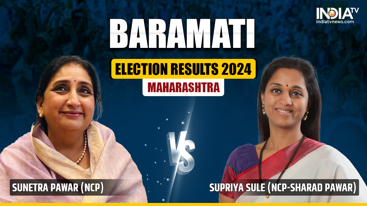 Baramati Election Results 2024 Supriya Sule leads against Ajit Pawar’s