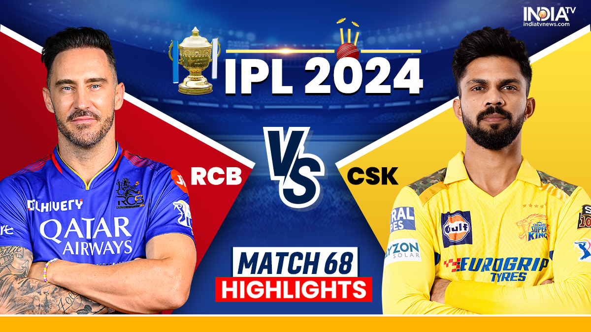 RCB vs CSK IPL 2024 Live Cricket Score: Royal Challengers Bengaluru vs ...