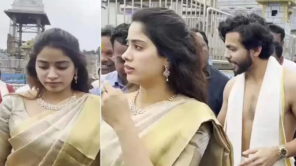  Janhvi Kapoor reacts to Tirupati wedding rumours 