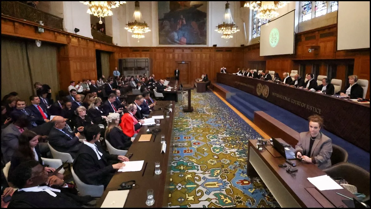 The International Court of Justice (ICJ) hearing South Africa's request for new emergency measures over Israel's attacks on Rafah,