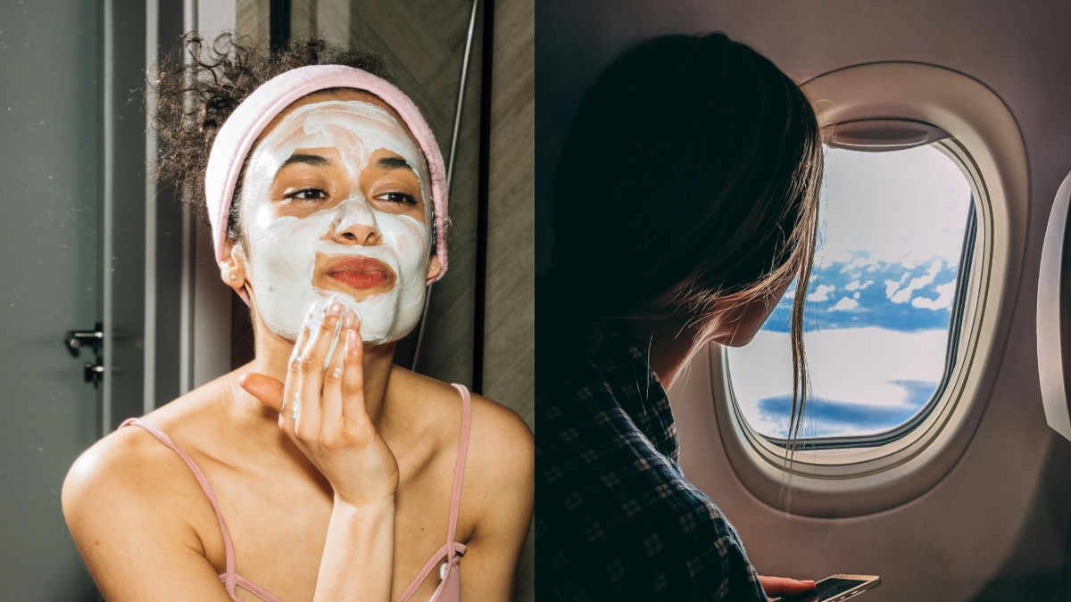 Tired of dull skin after a flight? Check out these 5 in-flight skincare tips for glowing skin while travelling – India TV