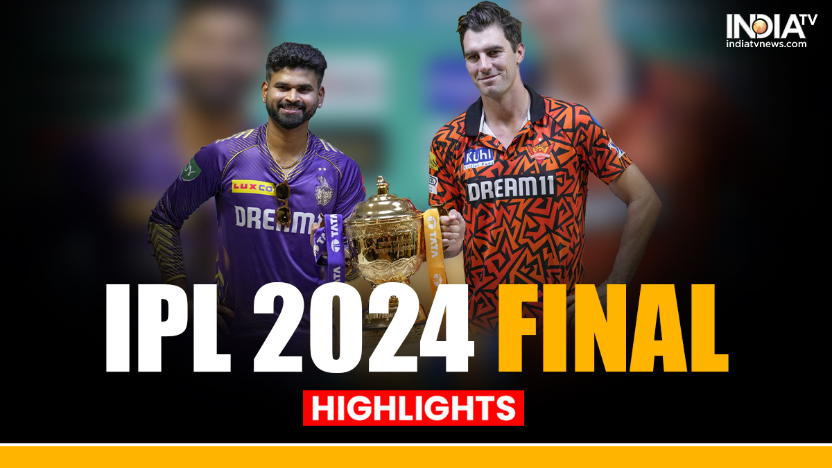 KKR vs SRH IPL 2024 final Highlights: Kolkata become champions for third time as Hyderabad lose big