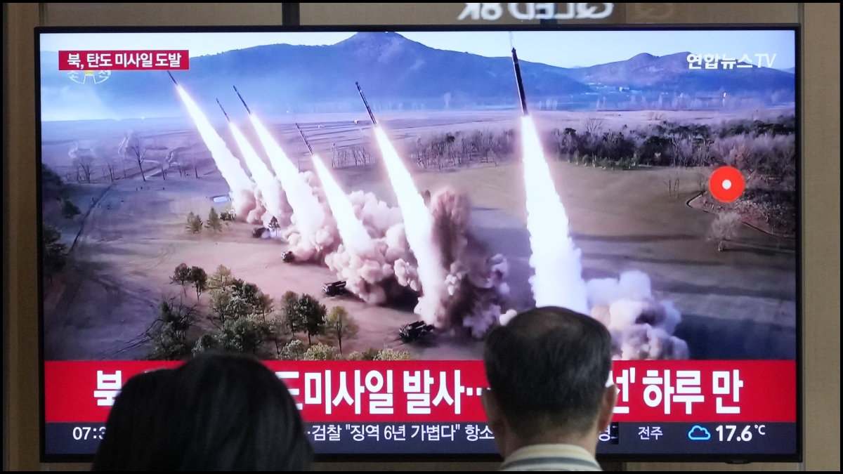 North Korea fires another barrage of ballistic missiles as tensions flare with South Korea