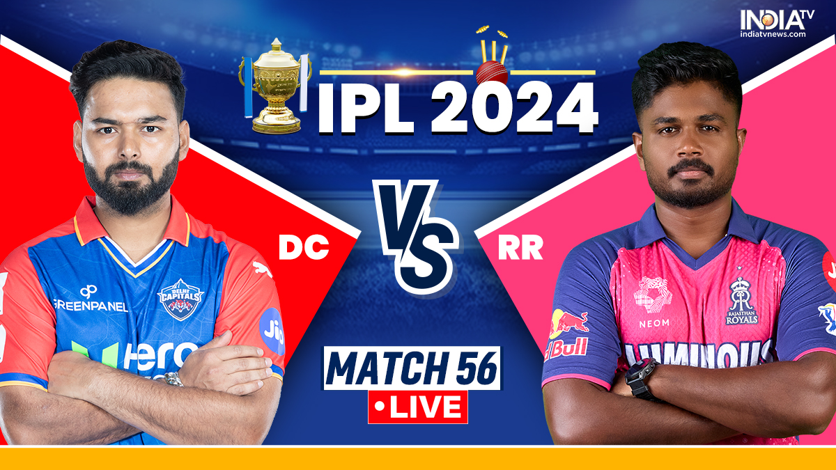 DC vs RR IPL 2024 Live Score: Rajasthan look to seal playoff spot as Delhi hope to stay in hunt
